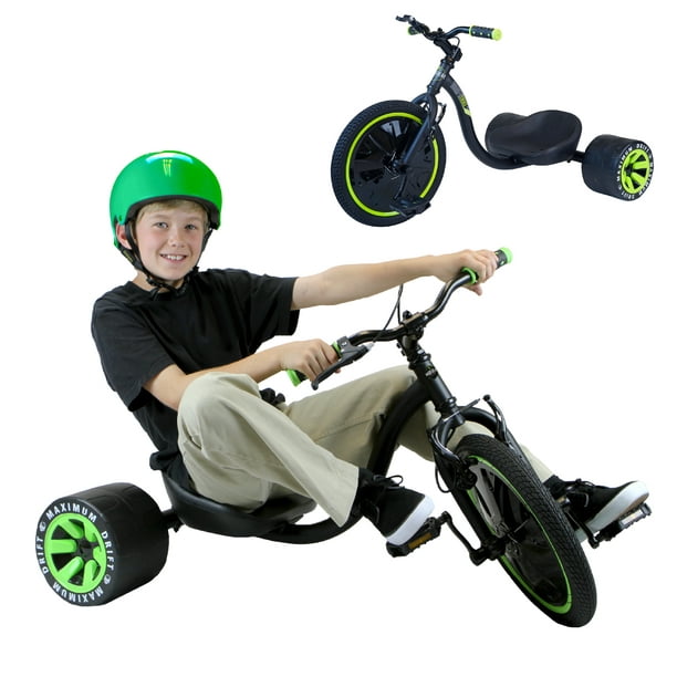 Drift trike 16 wheels green/black MaddGear Scooter